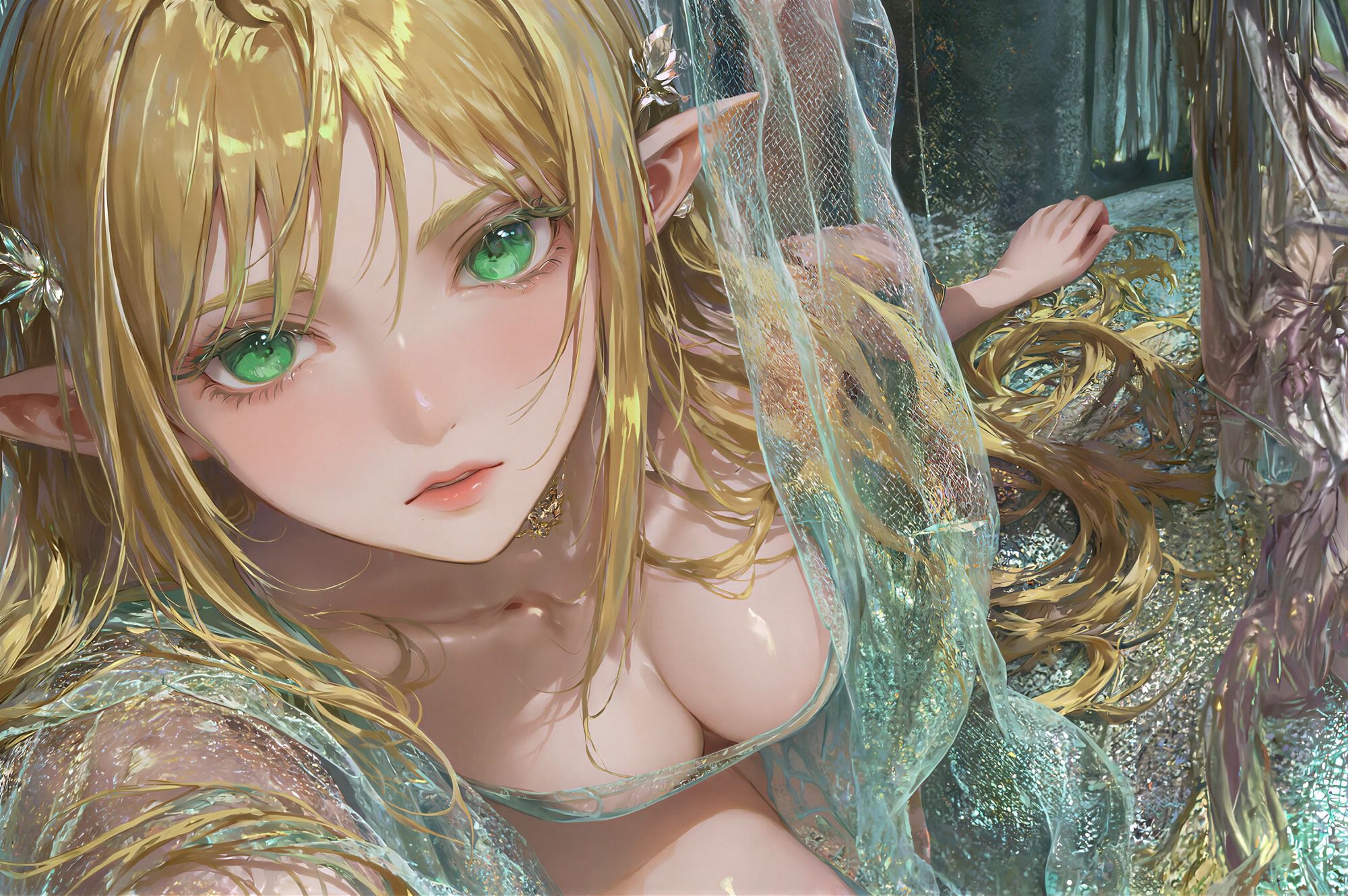 【4096 × 2730】超高精細ファンタジー画集 サンプル2ページ目