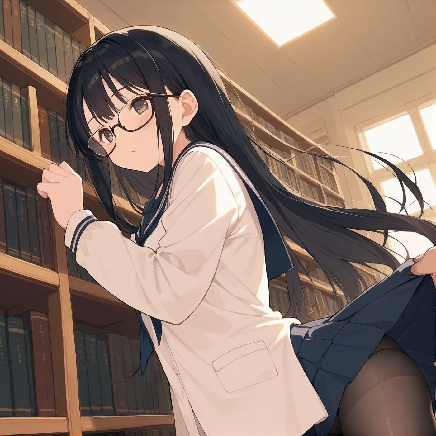 学園性活！図書委員と官能的な秘め事6【メガネ美少女の厳選CG333枚収録】 サンプル3ページ目