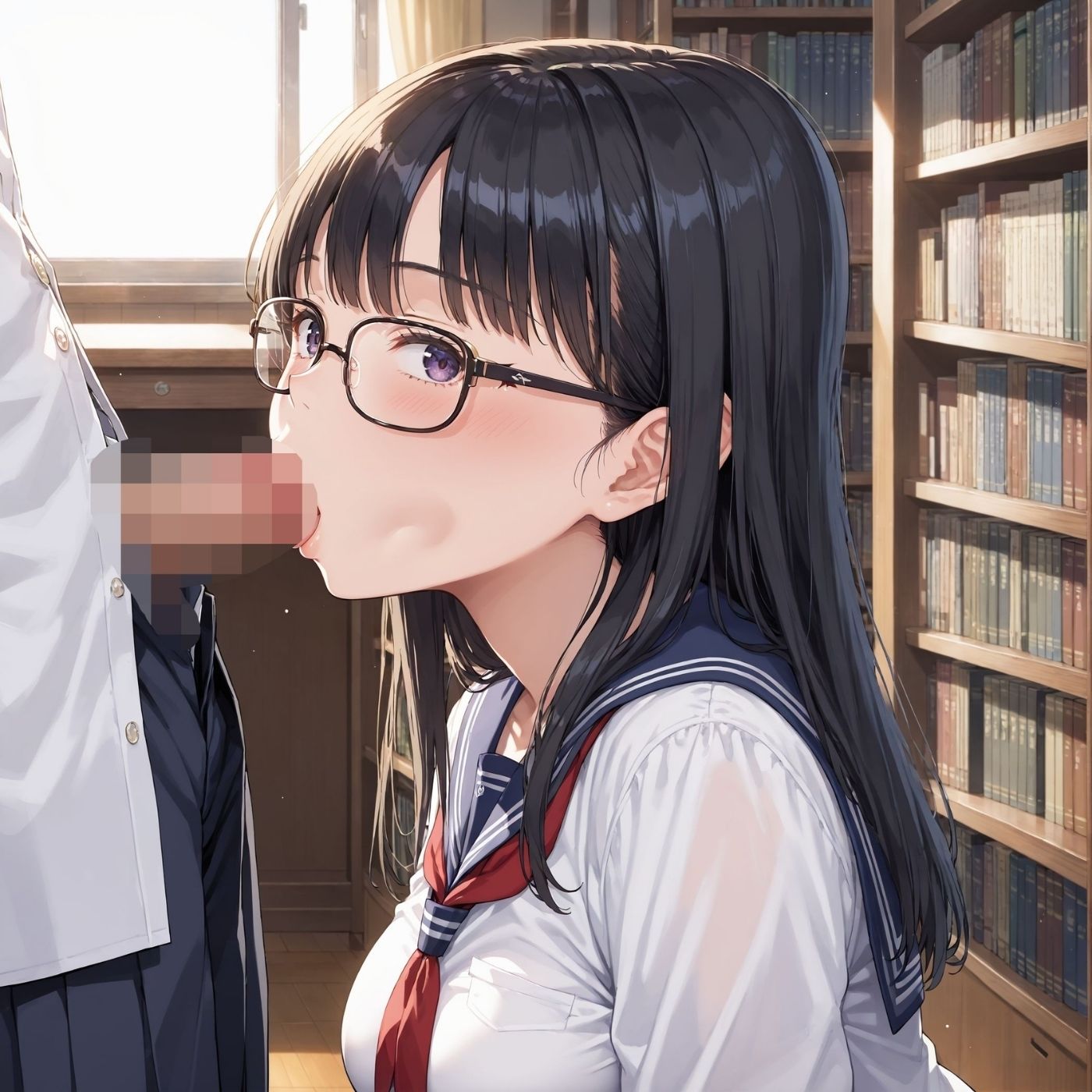 学園性活！図書委員と官能的な秘め事6【メガネ美少女の厳選CG333枚収録】 サンプル4ページ目