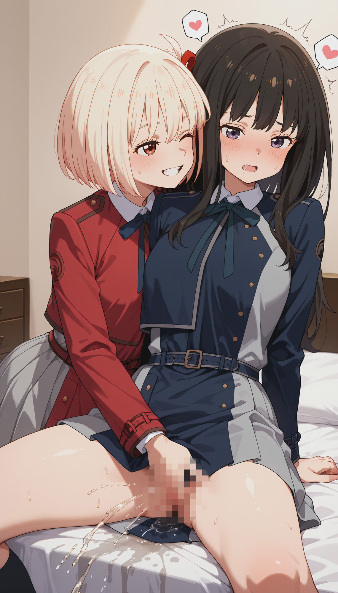 【動画付き！】『千束＆たきな（リコリコ）』のラブラブエッチシーン500枚！ サンプル3ページ目