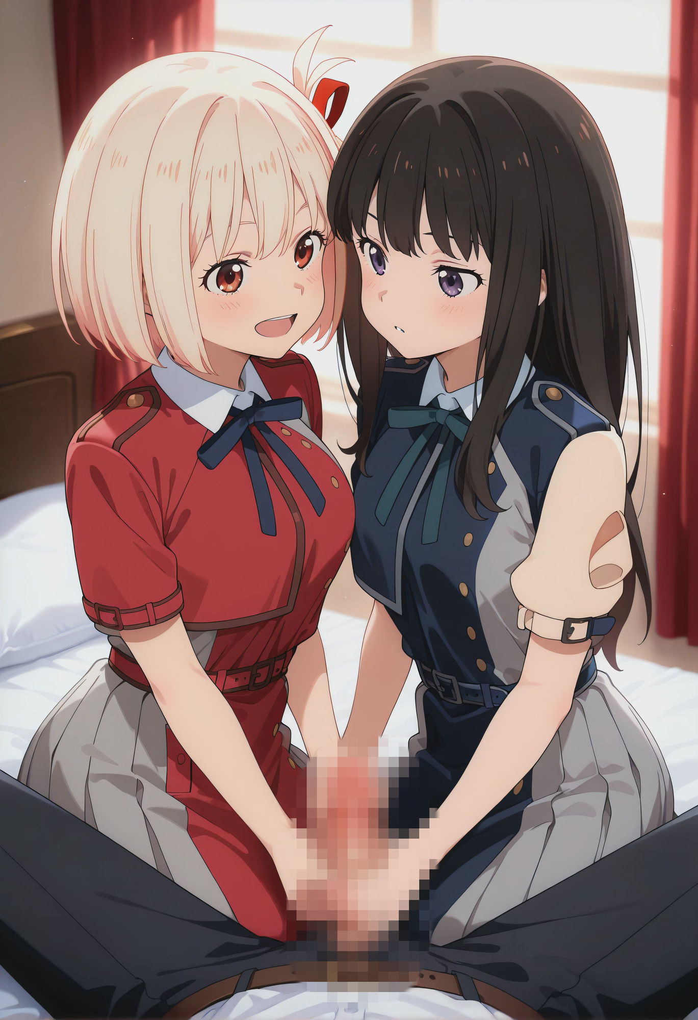 【動画付き！】『千束＆たきな（リコリコ）』のラブラブエッチシーン500枚！ サンプル4ページ目