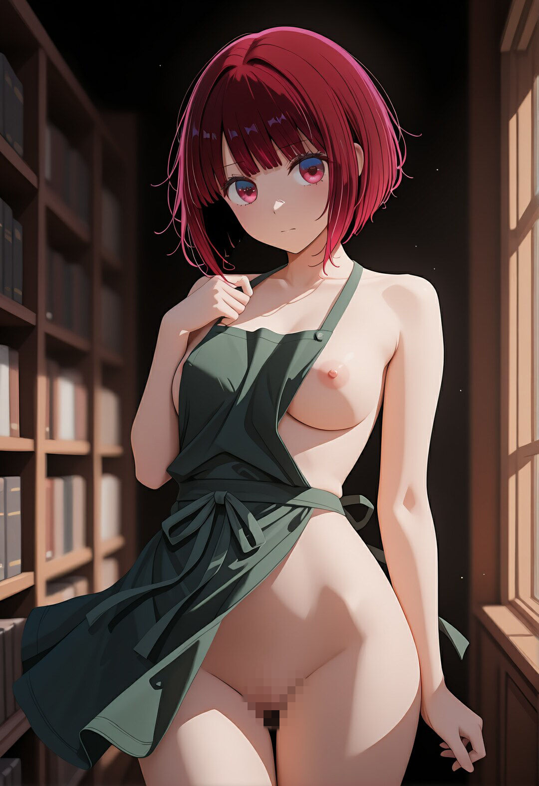 しーっ…全部見透かされてる（はーと） 有〇かなの図書館中出し孕ませ記録 サンプル3ページ目