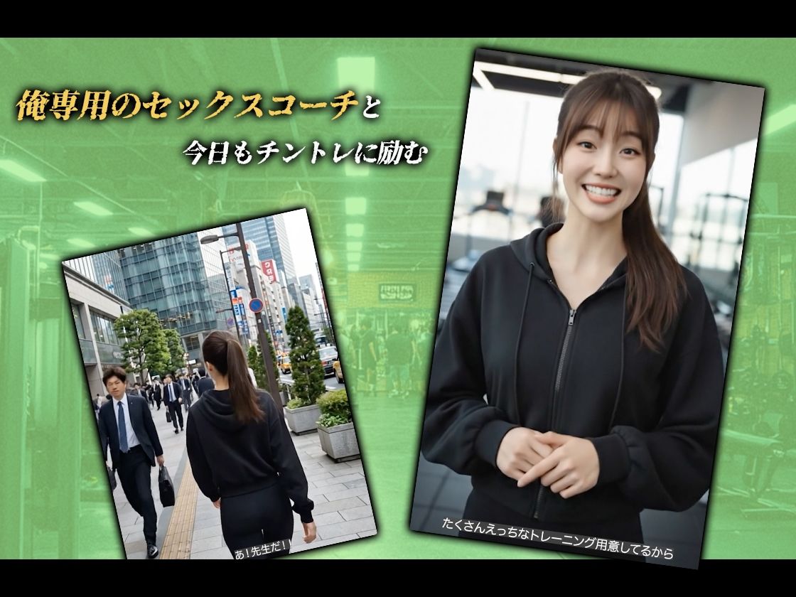 【ストーリー動画】俺専用SEXコーチ【射精あり】 サンプル1ページ目