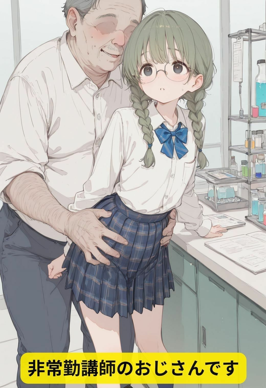 桃尻学園  メガネ編 サンプル2ページ目