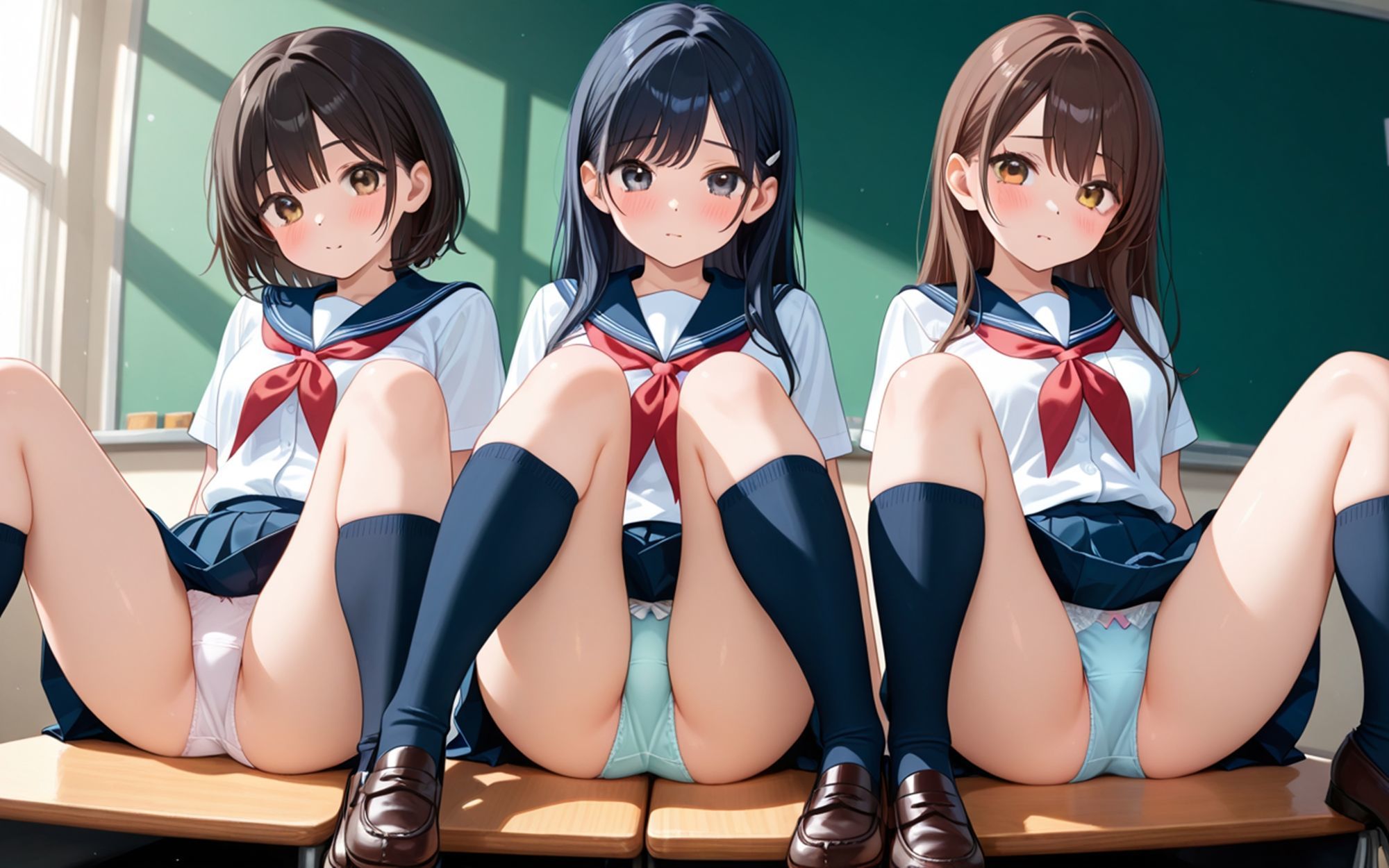 パンツこれくしょん  Vol.4 M字座り編 サンプル3ページ目