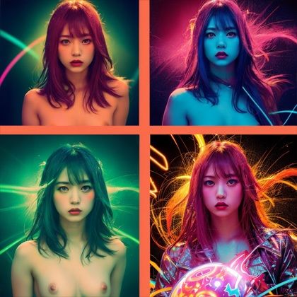 過激系美女！ジャケット風アート風写真集！ サンプル2ページ目