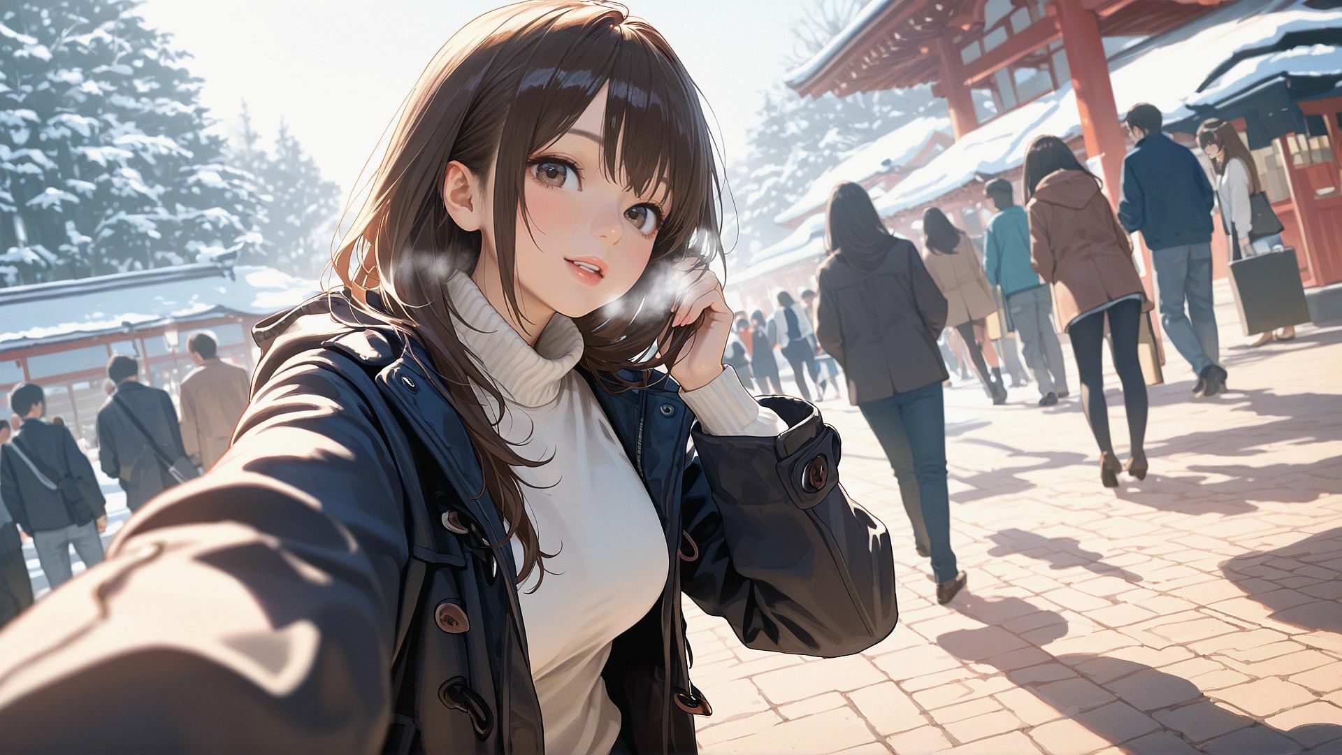 白濁の乙女たち 〜雪の中のエロス〜 サンプル10ページ目