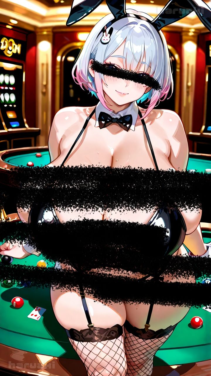 【AIアニメ巨乳美女写真集】Vol.6おっぱいサービスが充実している超乳バニーガール_再掲 サンプル2ページ目