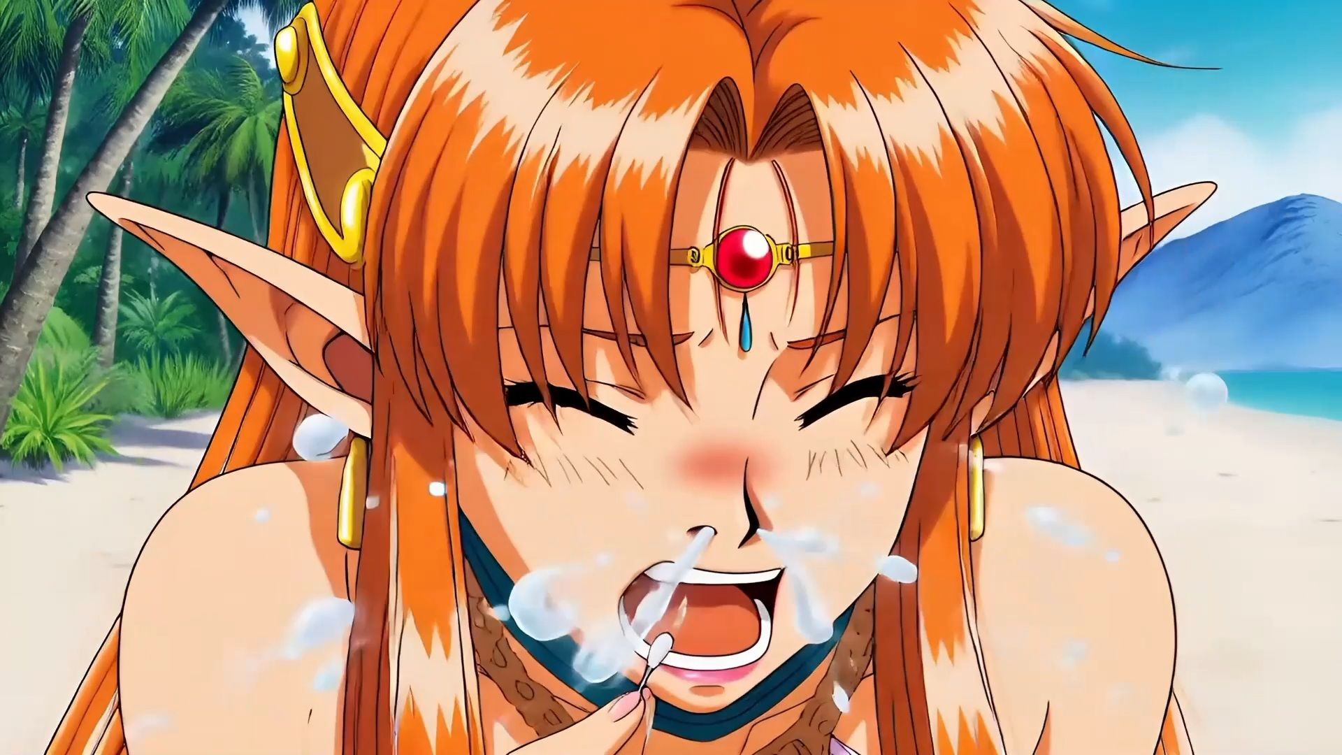 【くしゃみフェチ】ハクションチェック！〜浜辺編〜（MP4アニメ）/ （Sneeze Fetish） ACHOO Check！ 〜At the beach〜（MP4 Animation） サンプル3ページ目