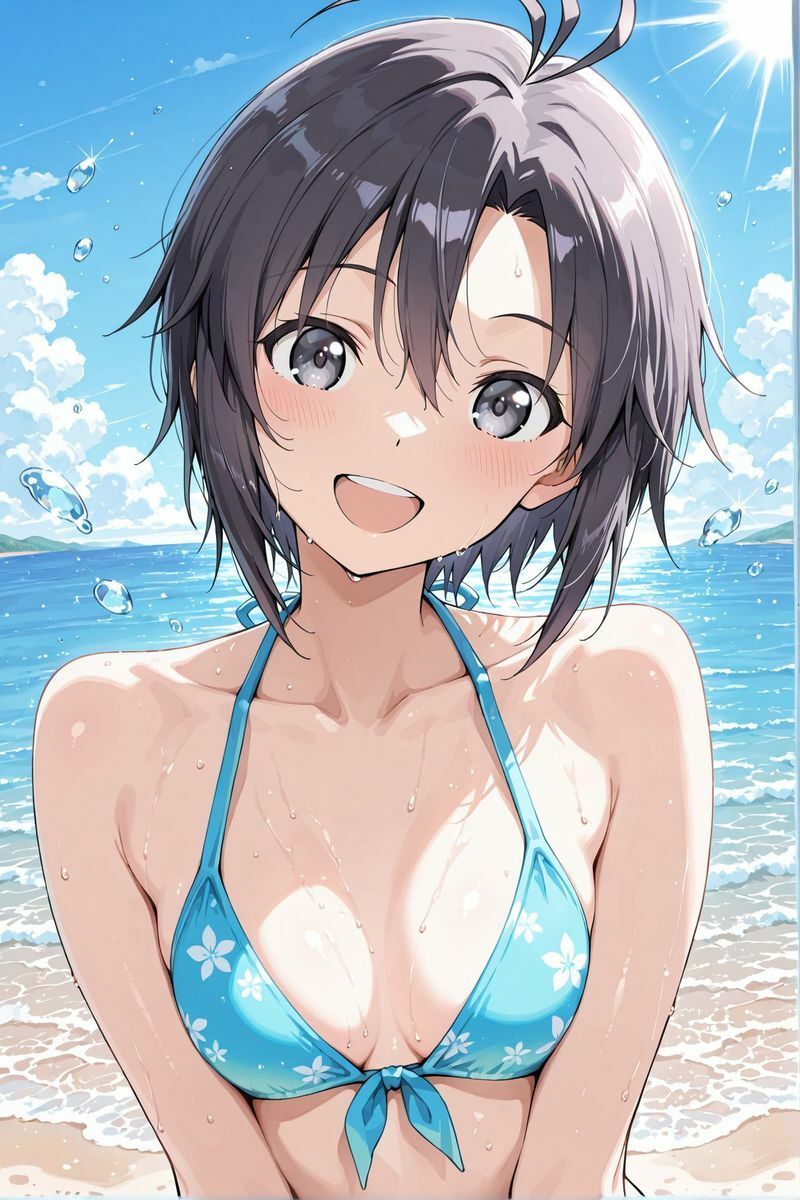 アイドル○スター  水着に着替えたら2 サンプル1ページ目