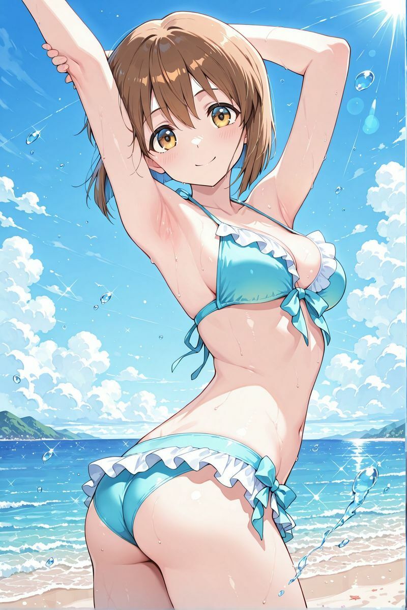アイドル○スター  水着に着替えたら2 サンプル6ページ目