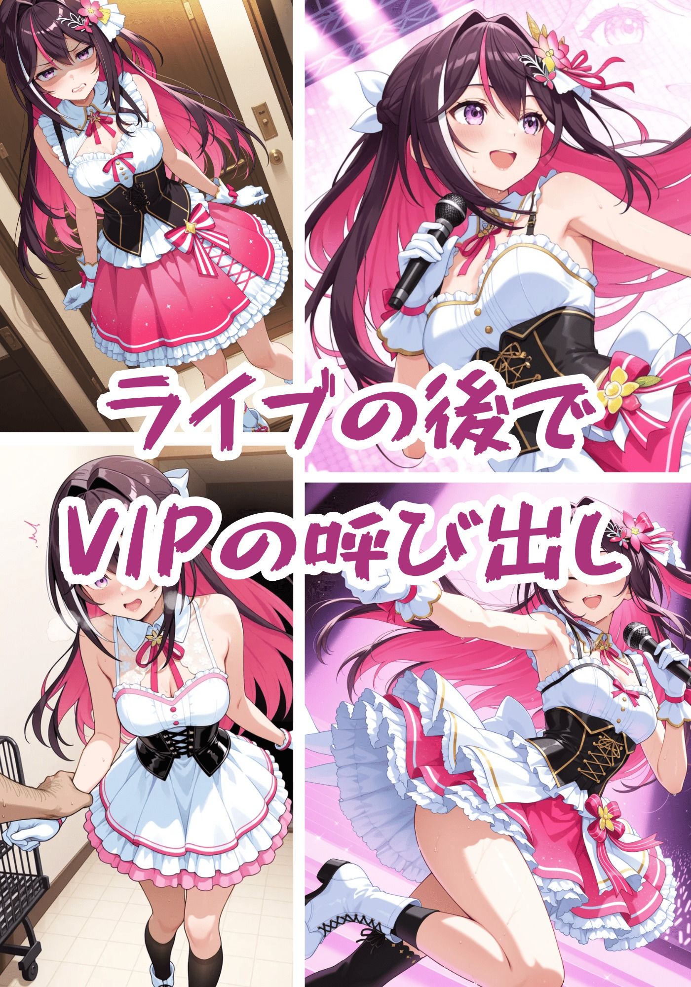 AZ〇iとVIPおじさんのイヤイヤ枕営業 サンプル1ページ目