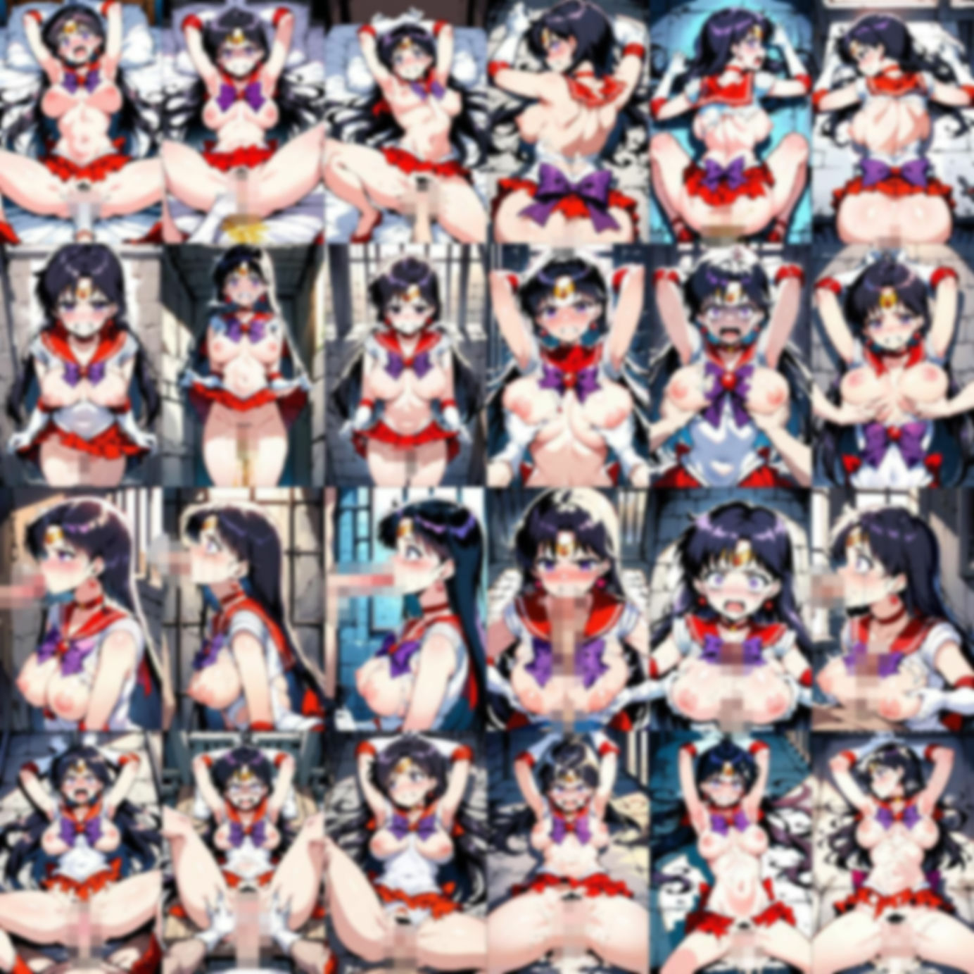 虜囚 セー〇ー戦士たち サンプル7ページ目