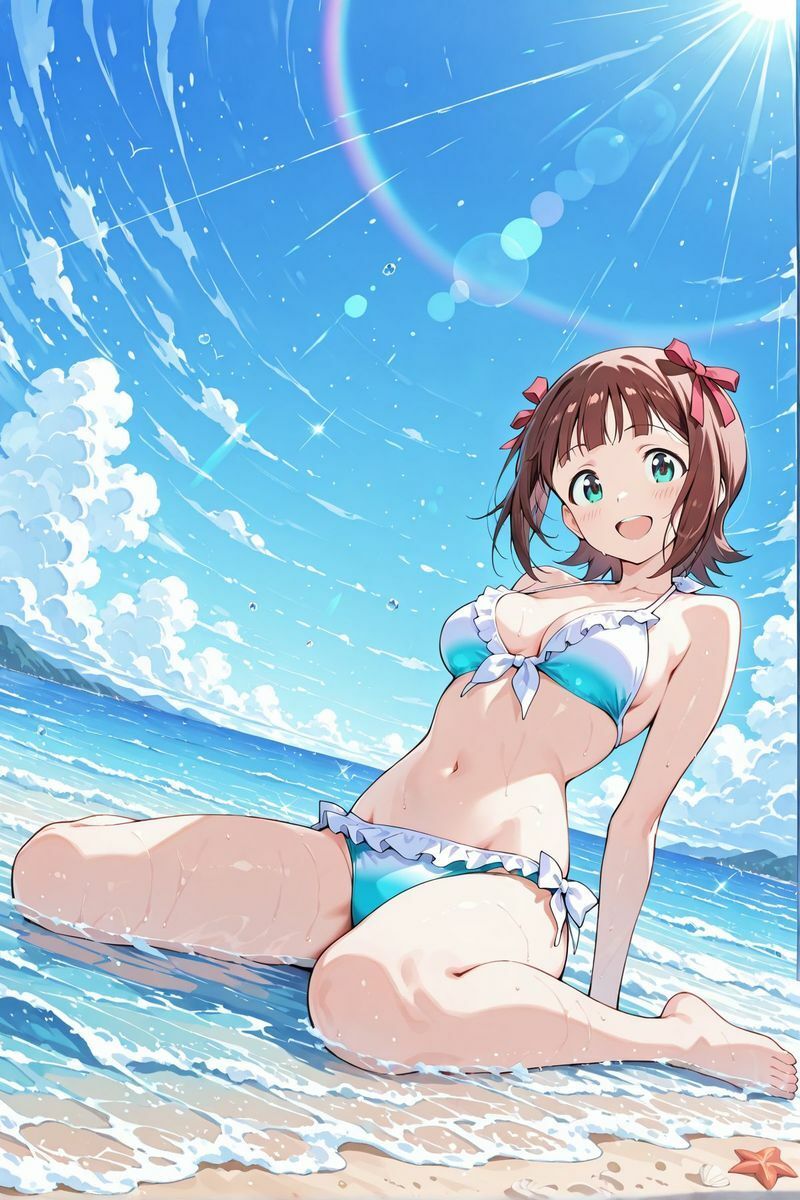 アイドル○スター  水着に着替えたら3 サンプル2ページ目