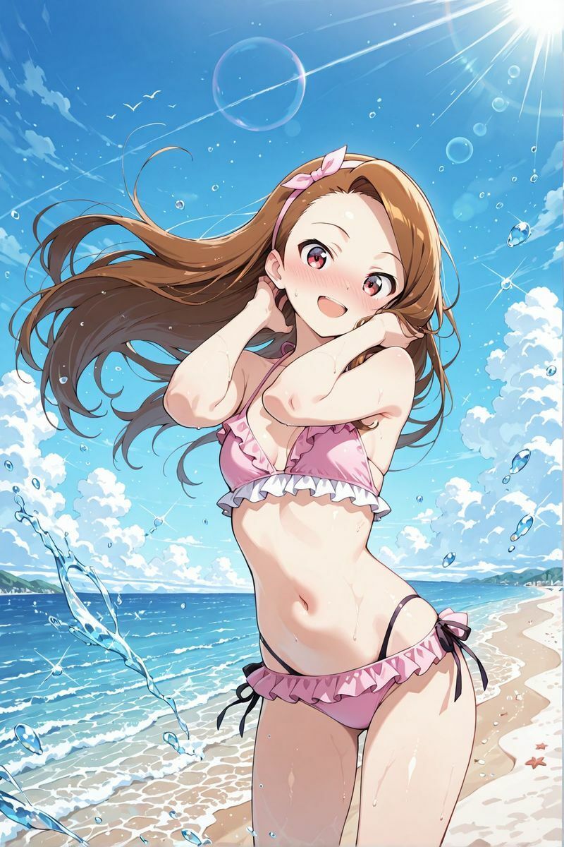 アイドル○スター  水着に着替えたら3 サンプル7ページ目
