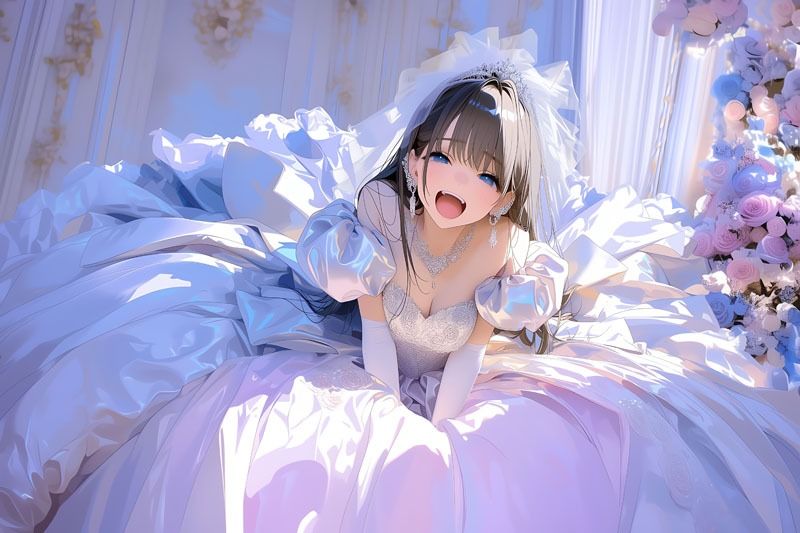 【ドレス美少女49】ツルツルドレスの中の秘め事 サンプル4ページ目