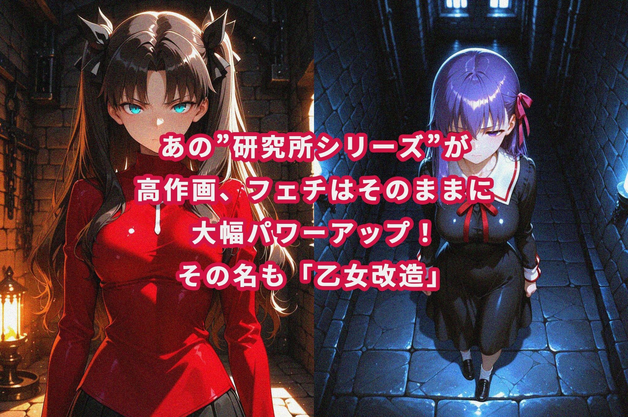 【乙女改造】遠〇凛×間〇桜 サンプル2ページ目