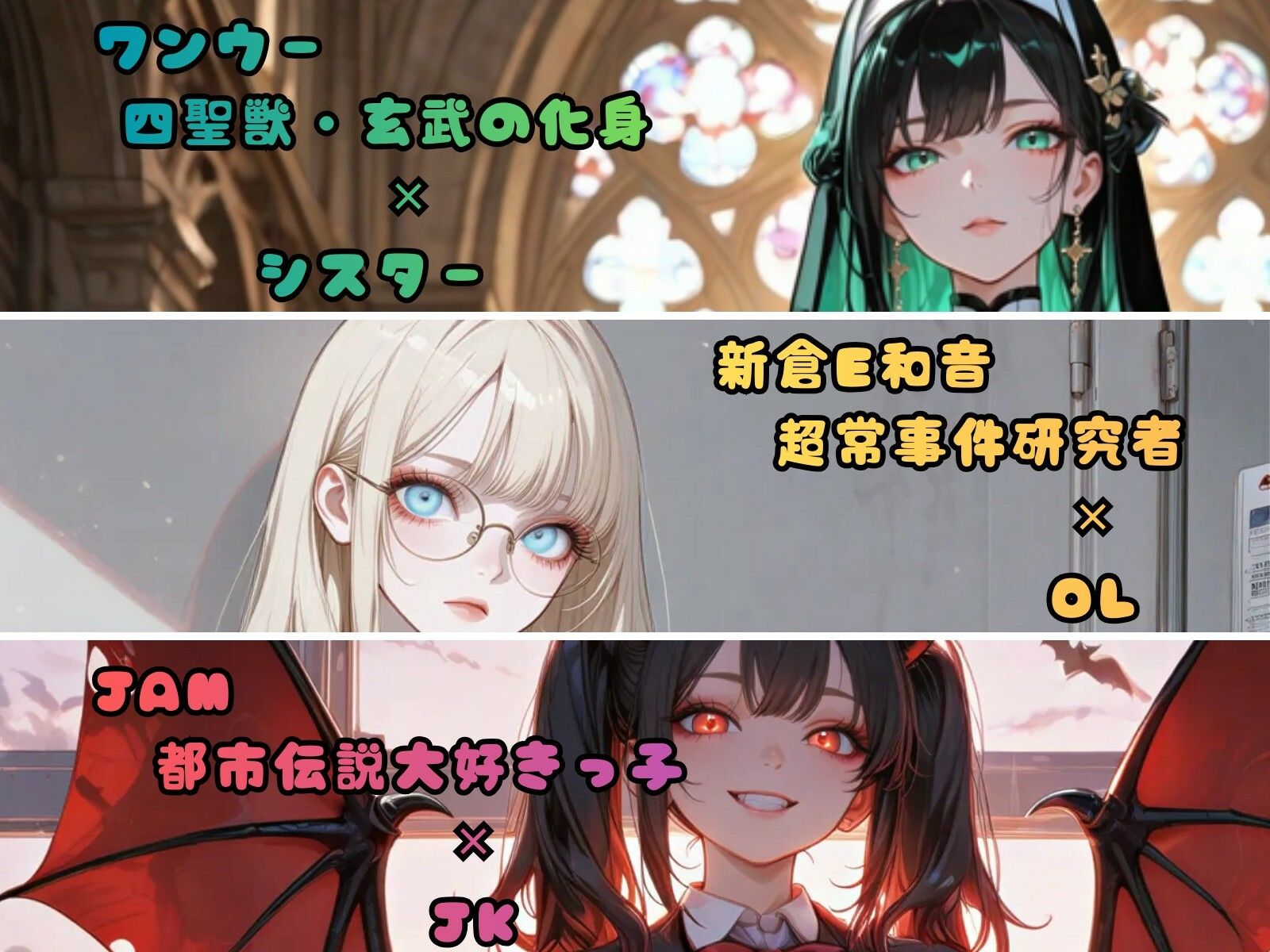 フェティッシュ！魅惑の黒タイツ編 サンプル1ページ目
