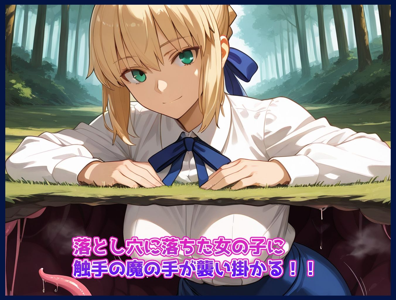 感覚遮断落とし穴VSセイバー サンプル2ページ目