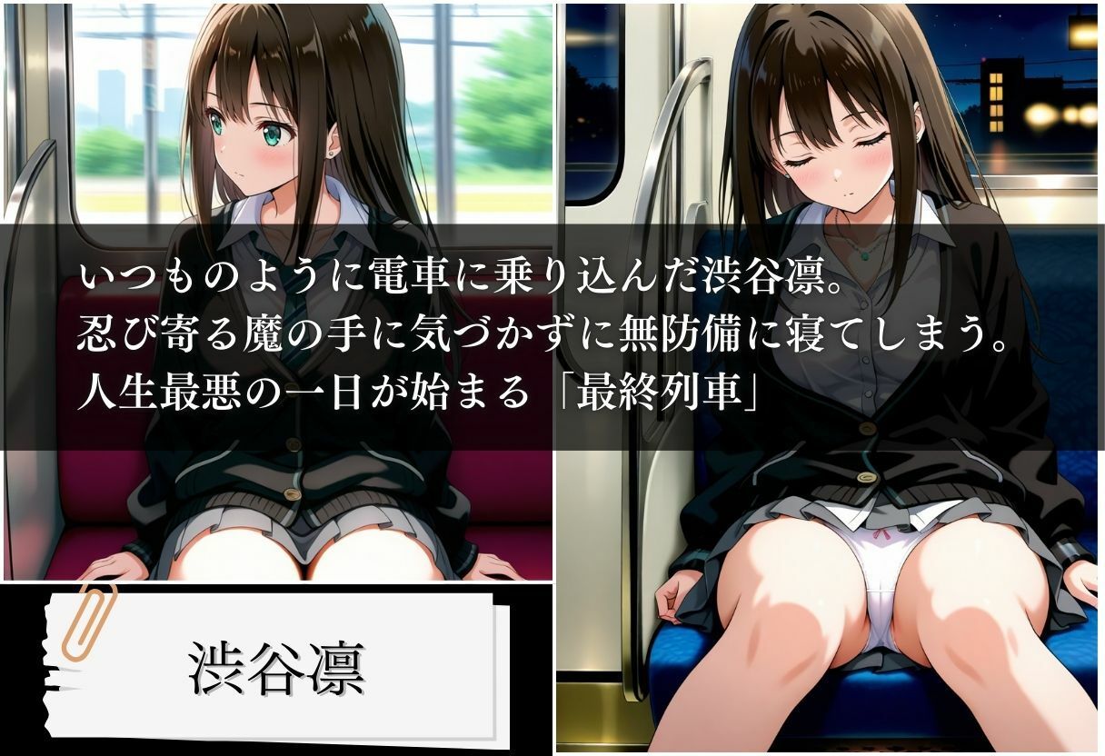 最終列車 アイドル調教記録  渋谷凛編 サンプル1ページ目