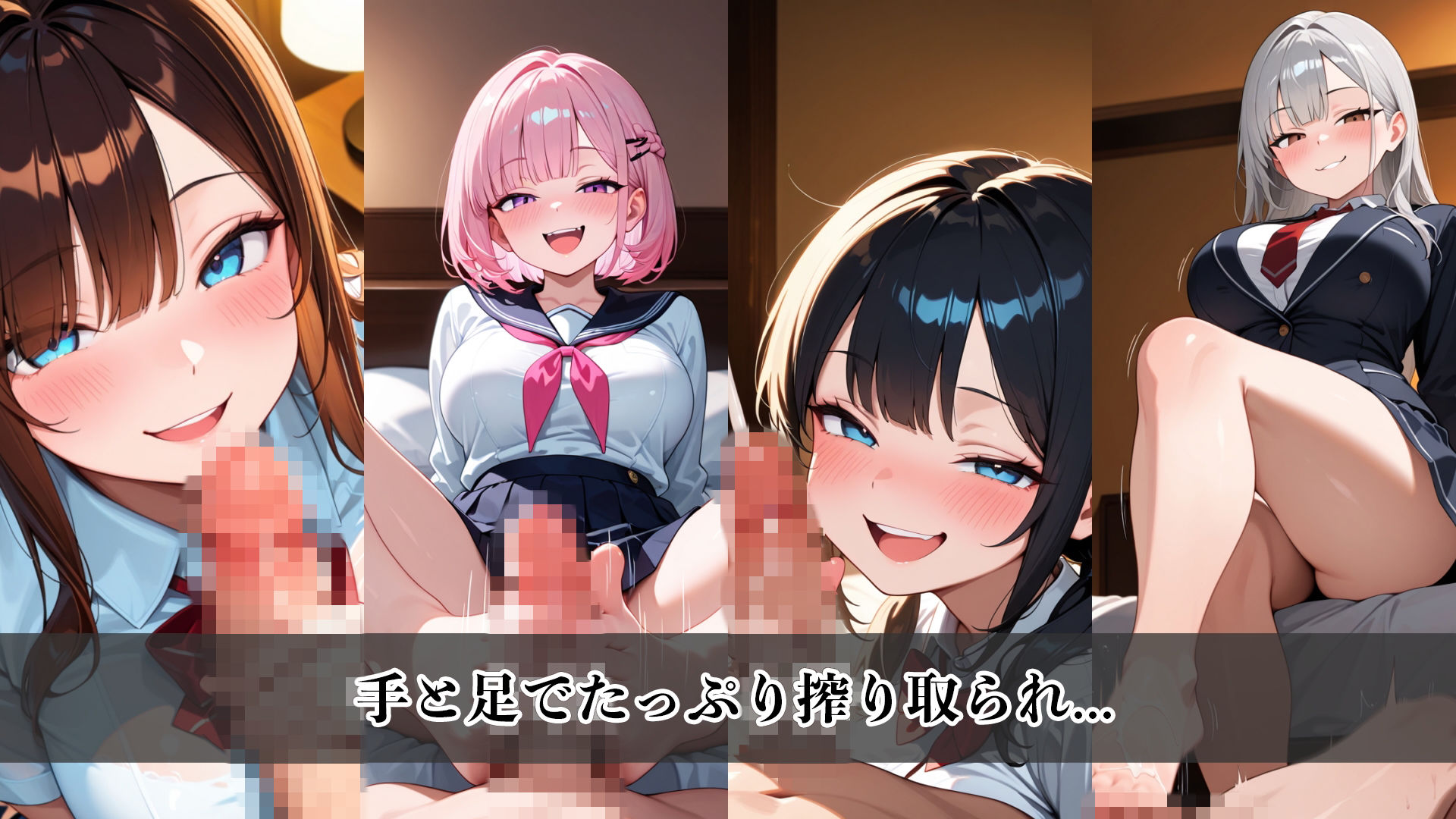 年下制服女子の秘密支配〜夜のホテルで惨めに搾り尽くされる快楽地獄〜 サンプル2ページ目