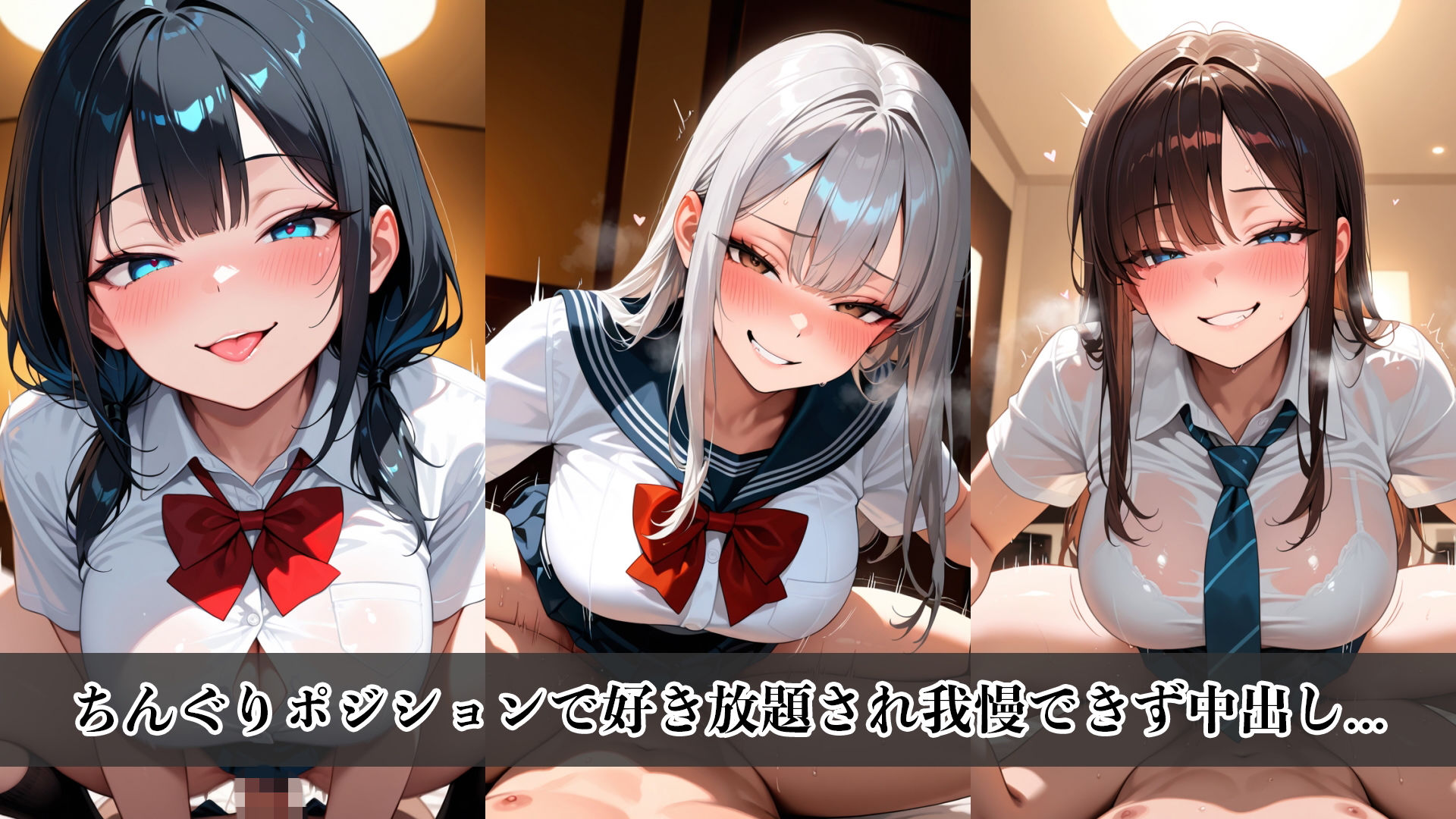 年下制服女子の秘密支配〜夜のホテルで惨めに搾り尽くされる快楽地獄〜 サンプル4ページ目