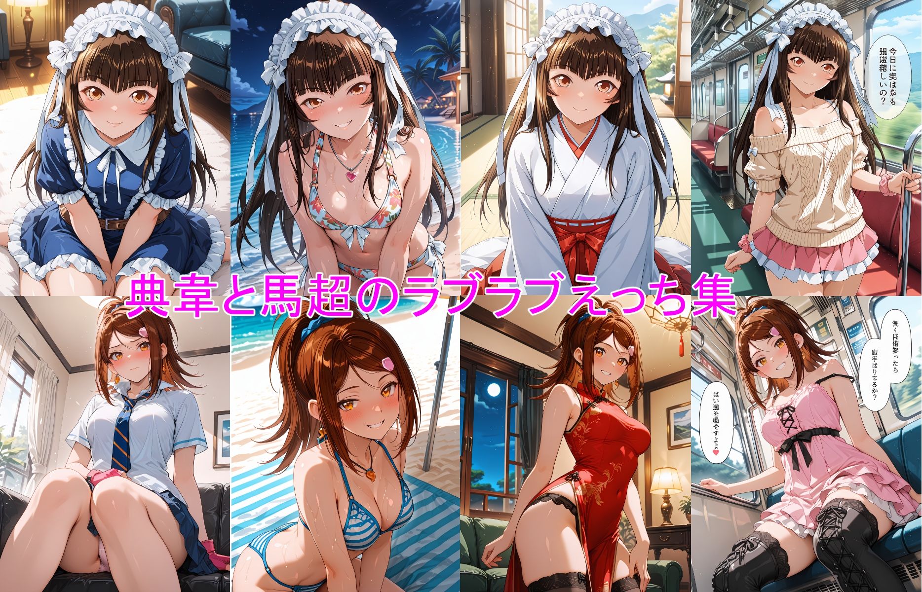 一騎〇千  典韋ちゃんと馬超ちゃんが大好き！ サンプル1ページ目