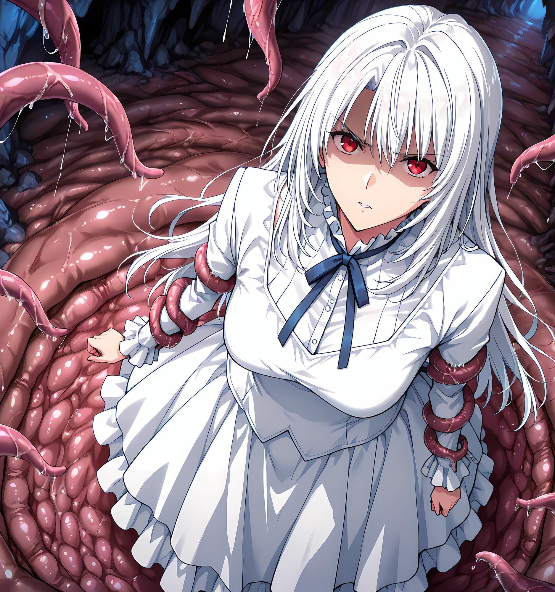 フィリア触手魔力汚染侵食・悪堕ち孕ませ サンプル3ページ目