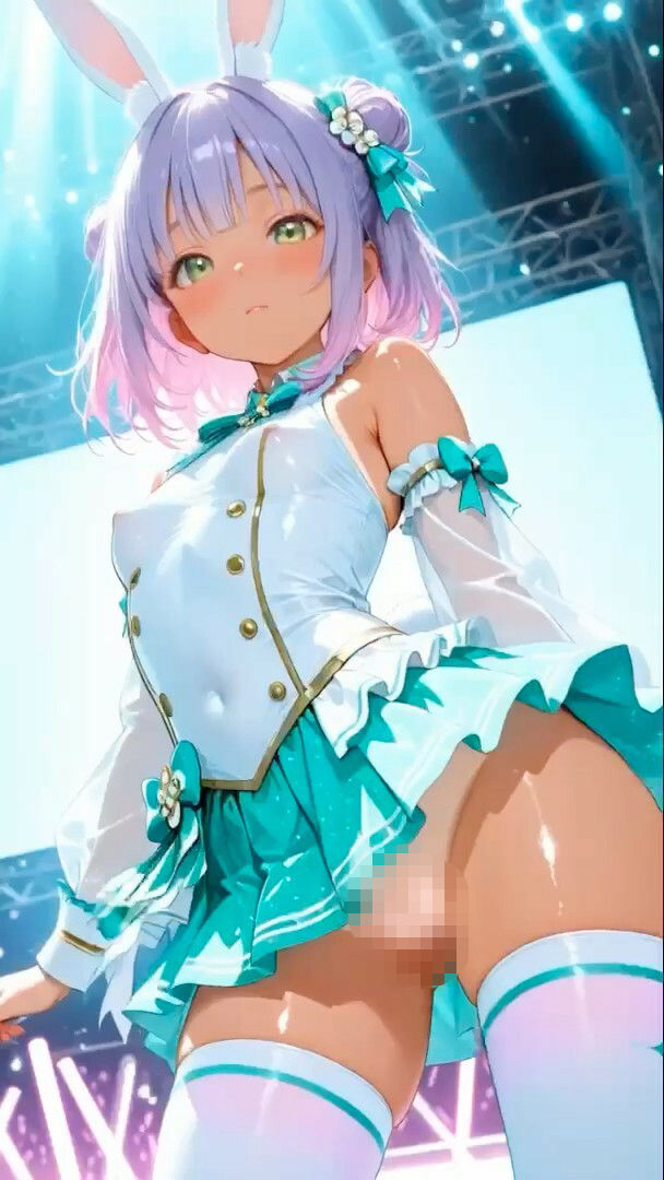 【アニメ】うさ耳アイドルダンス※モザイクなし【ダンスミュージック有り】 サンプル4ページ目