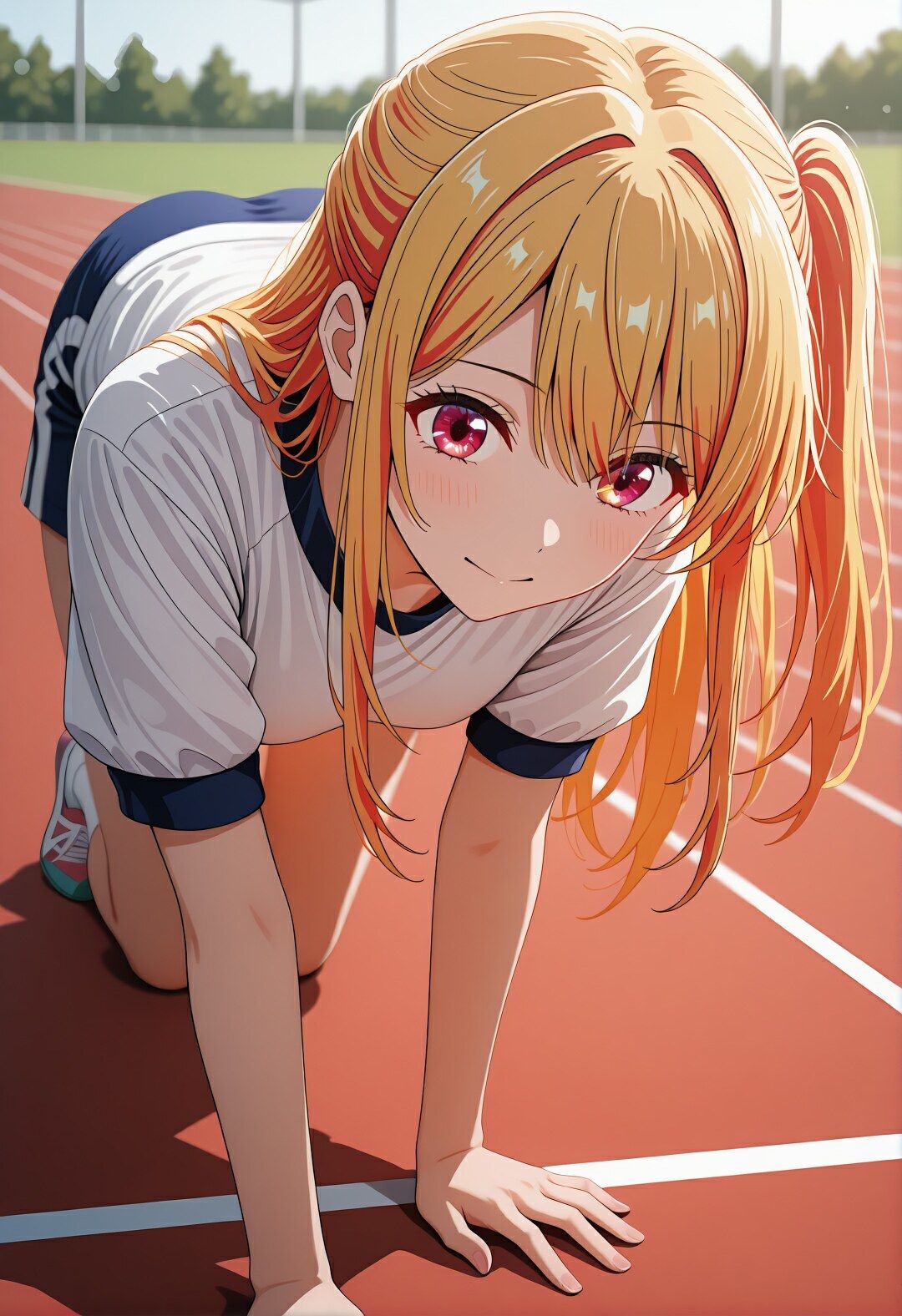 星〇ルビーの学校どこでもハメ日誌 〜清楚アイドルが教室・グラウンド・プールで中出し懇願〜  500枚！！ サンプル4ページ目