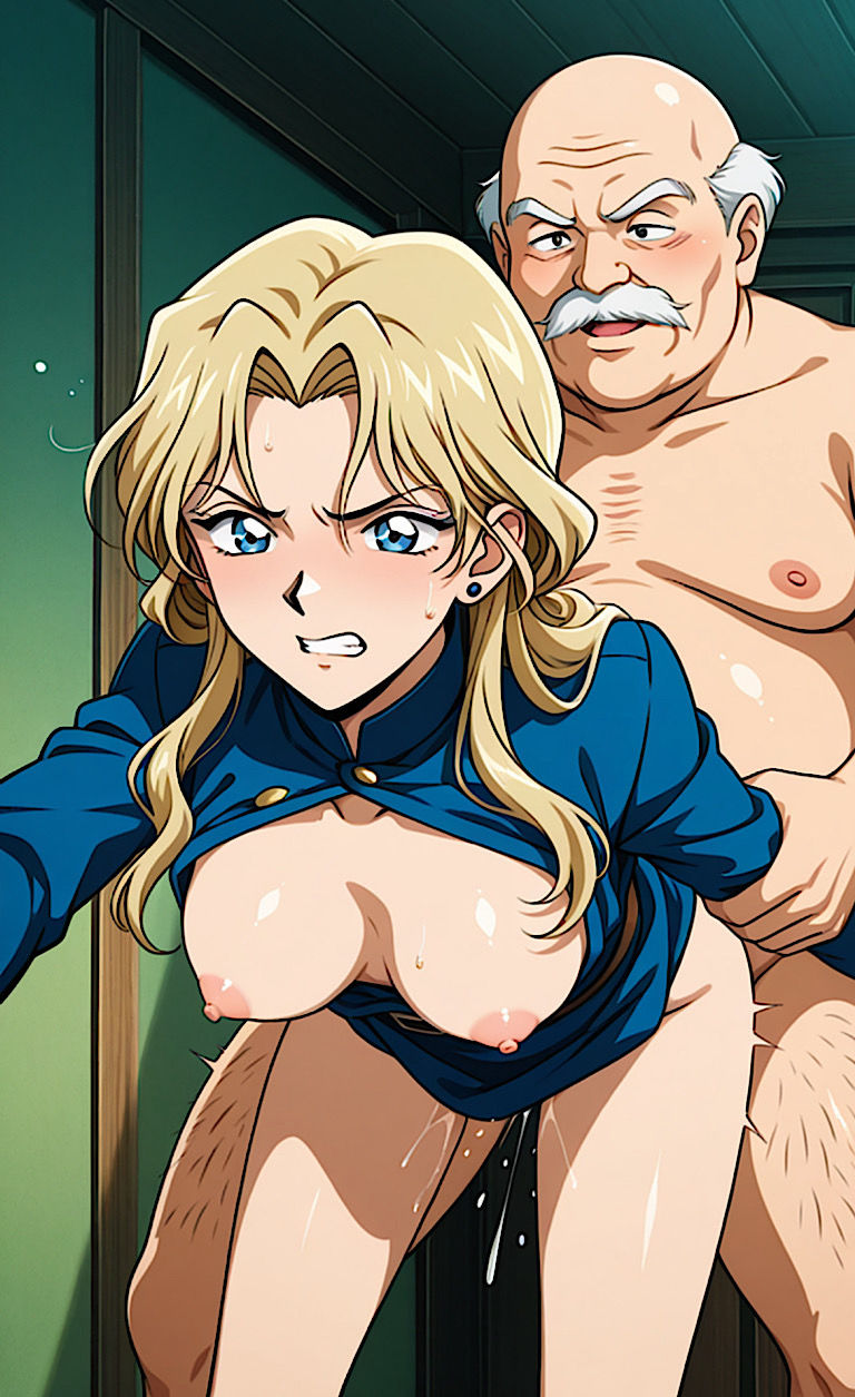 500枚★名探偵コナ◯【世良真◯！佐藤美◯子！ベルモッ◯】華麗なる美女達がシコの組織のジジイに中出し受精事件！！前編！ サンプル10ページ目