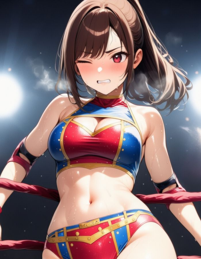 戦う！天崎美姫 プロレスバトル サンプル4ページ目
