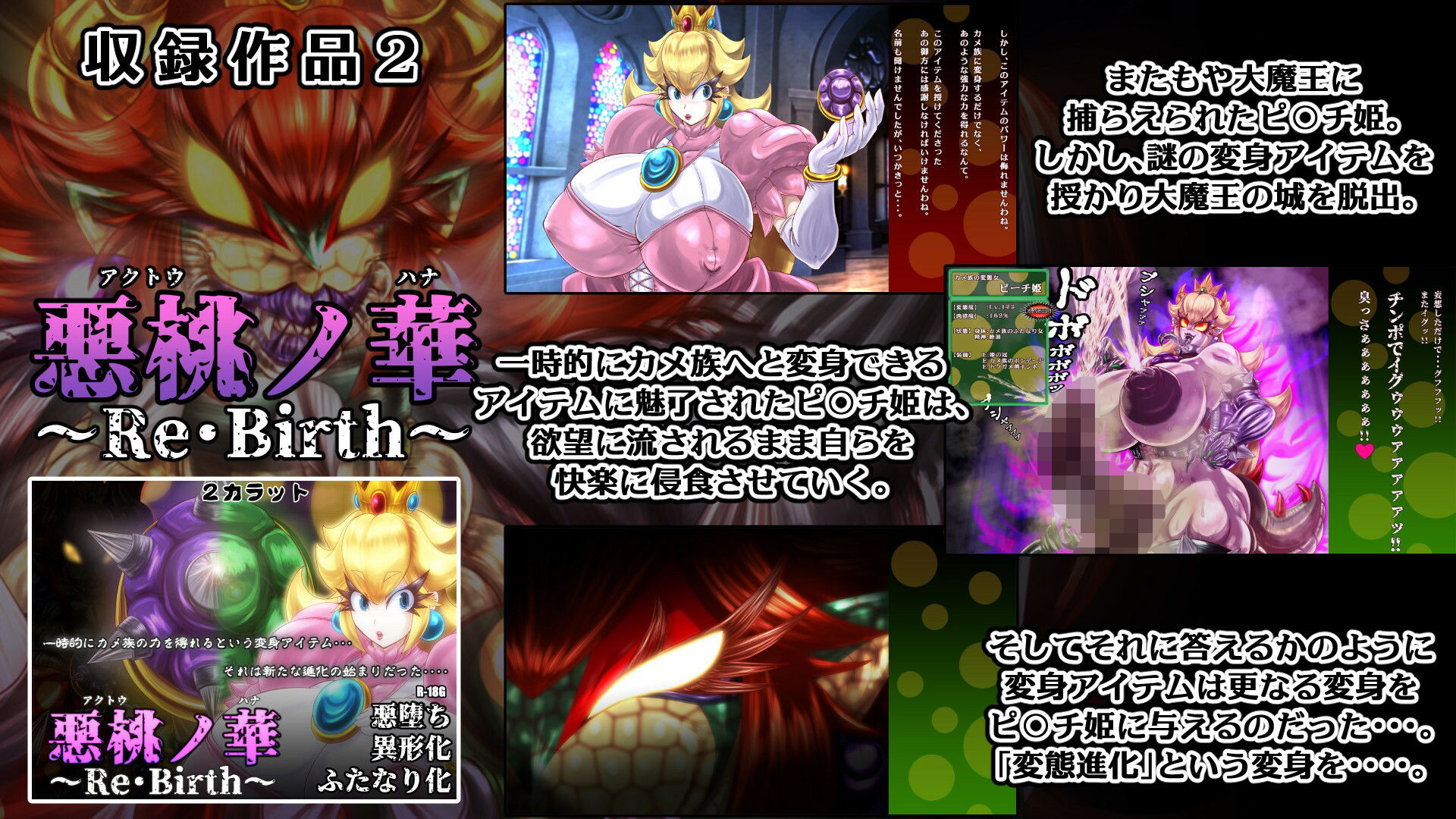 姫亀怪改 弐 -亀桃姫シリーズ総集編2- サンプル2ページ目