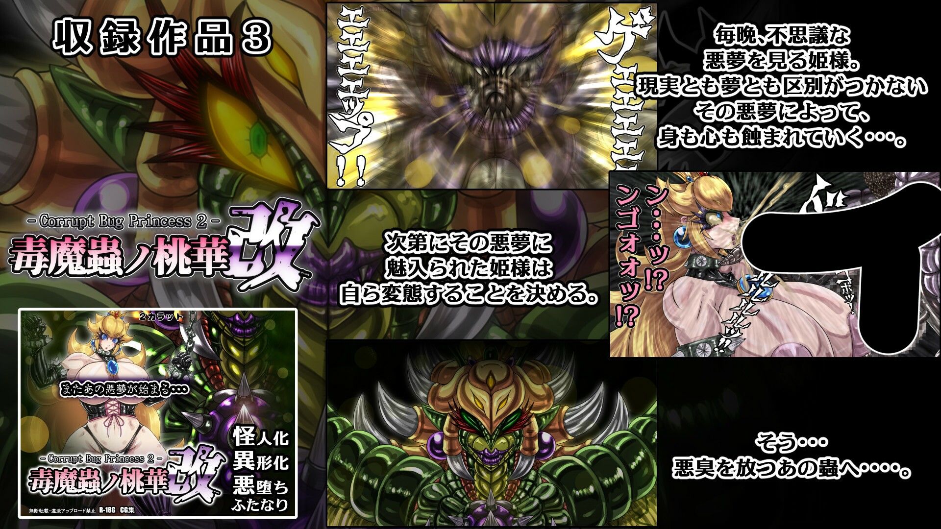 姫亀怪改 弐 -亀桃姫シリーズ総集編2- サンプル3ページ目