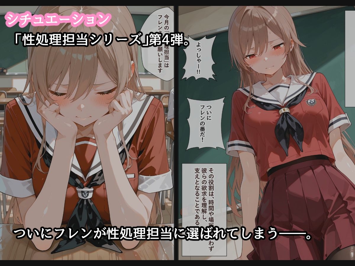 【セリフ付】性処理担当 フレンくん サンプル2ページ目