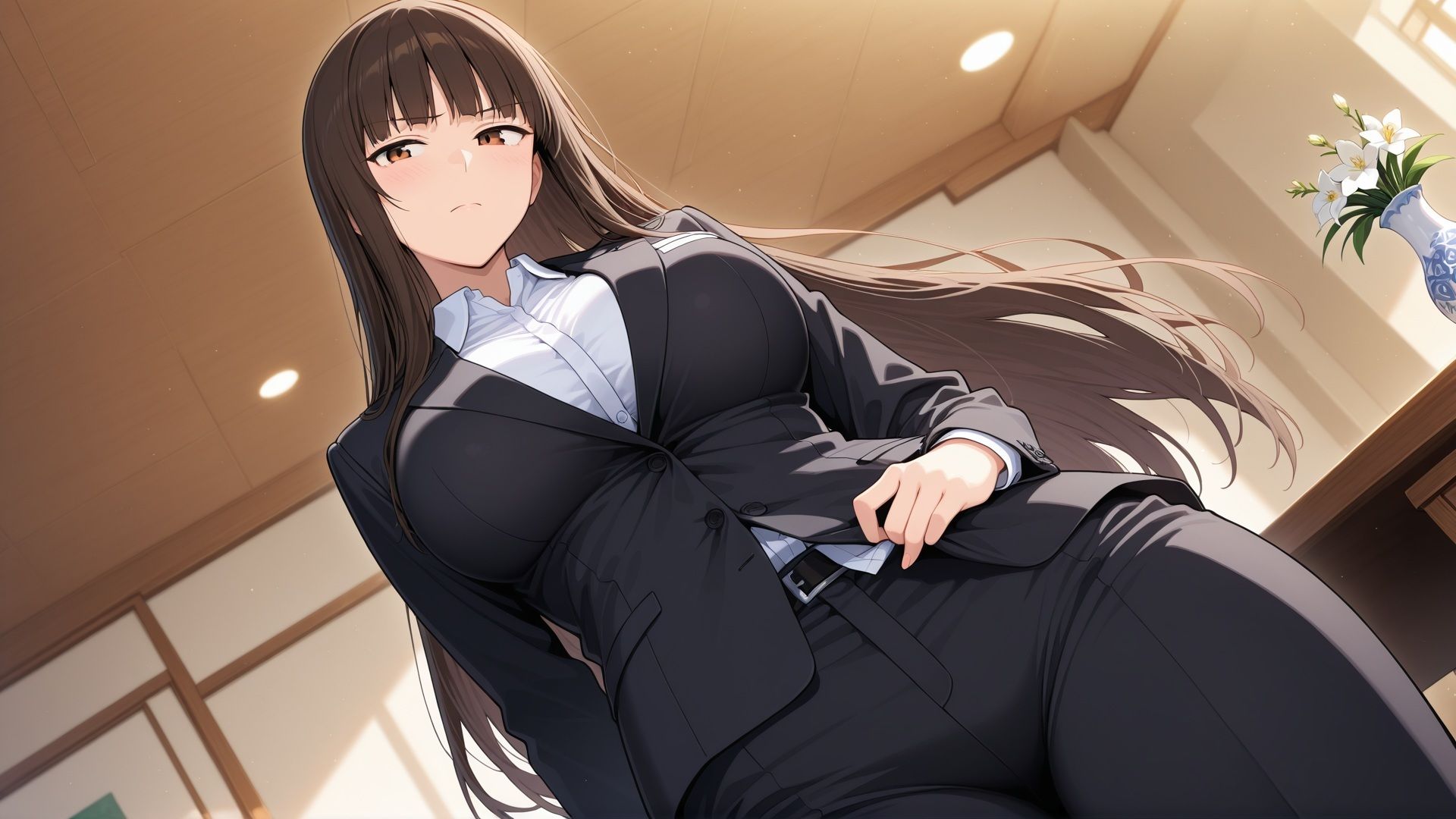 寝ている○○にぶっかけ しほ編 サンプル1ページ目