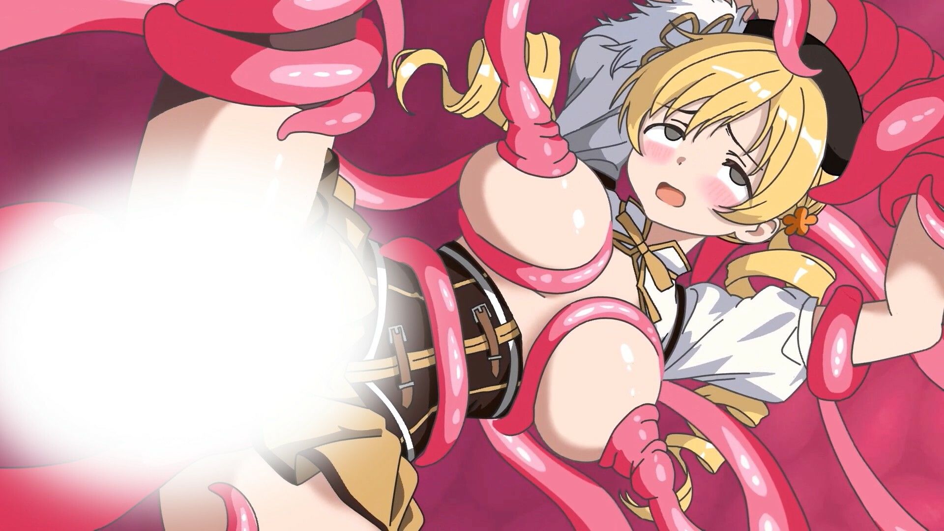【Live2Dアニメ】触手の魔女に捕まるマミさん サンプル6ページ目