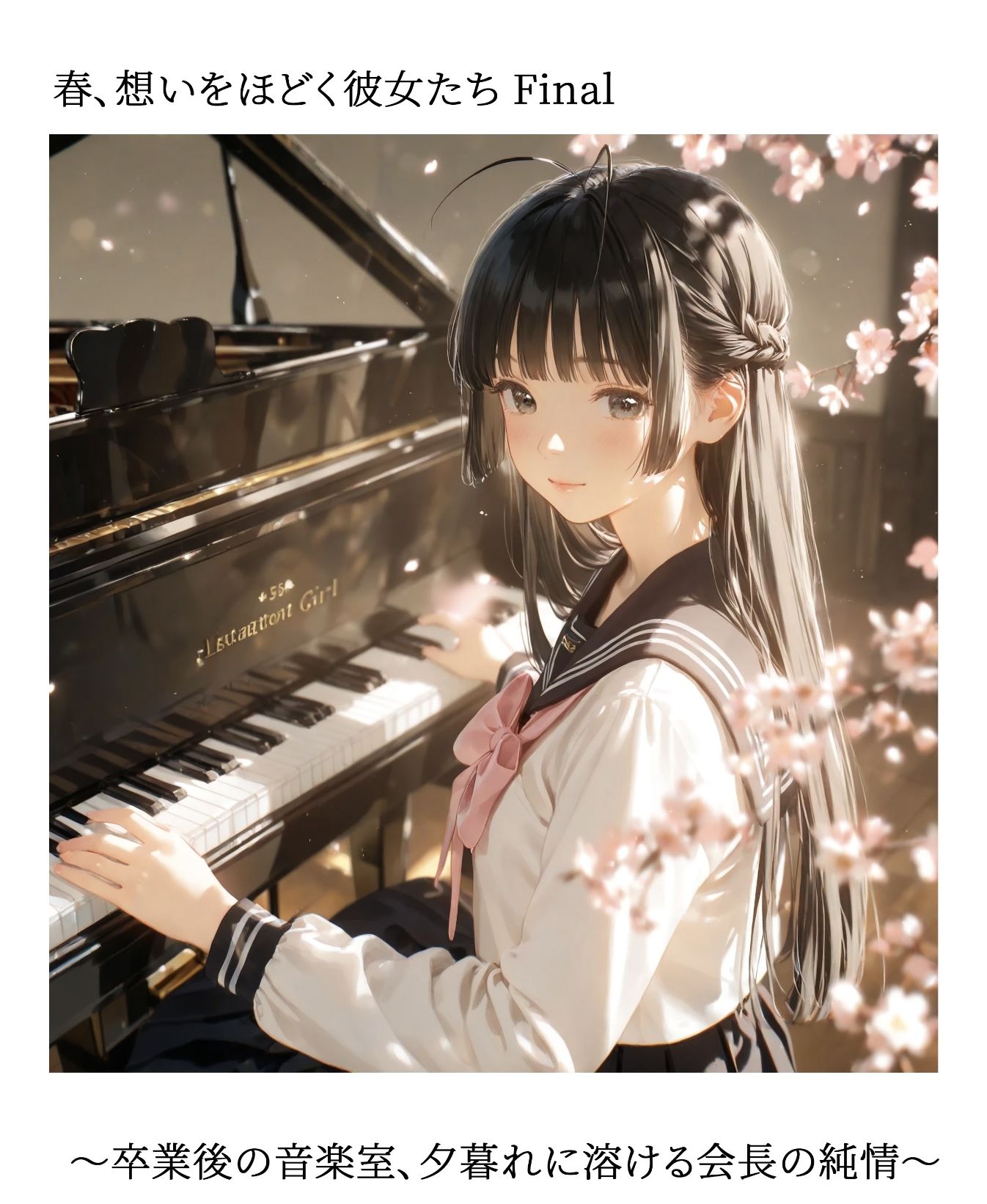 春、想いをほどく彼女たちFinal〜卒業後の音楽室、夕暮れに溶ける会長の純情〜 サンプル1ページ目