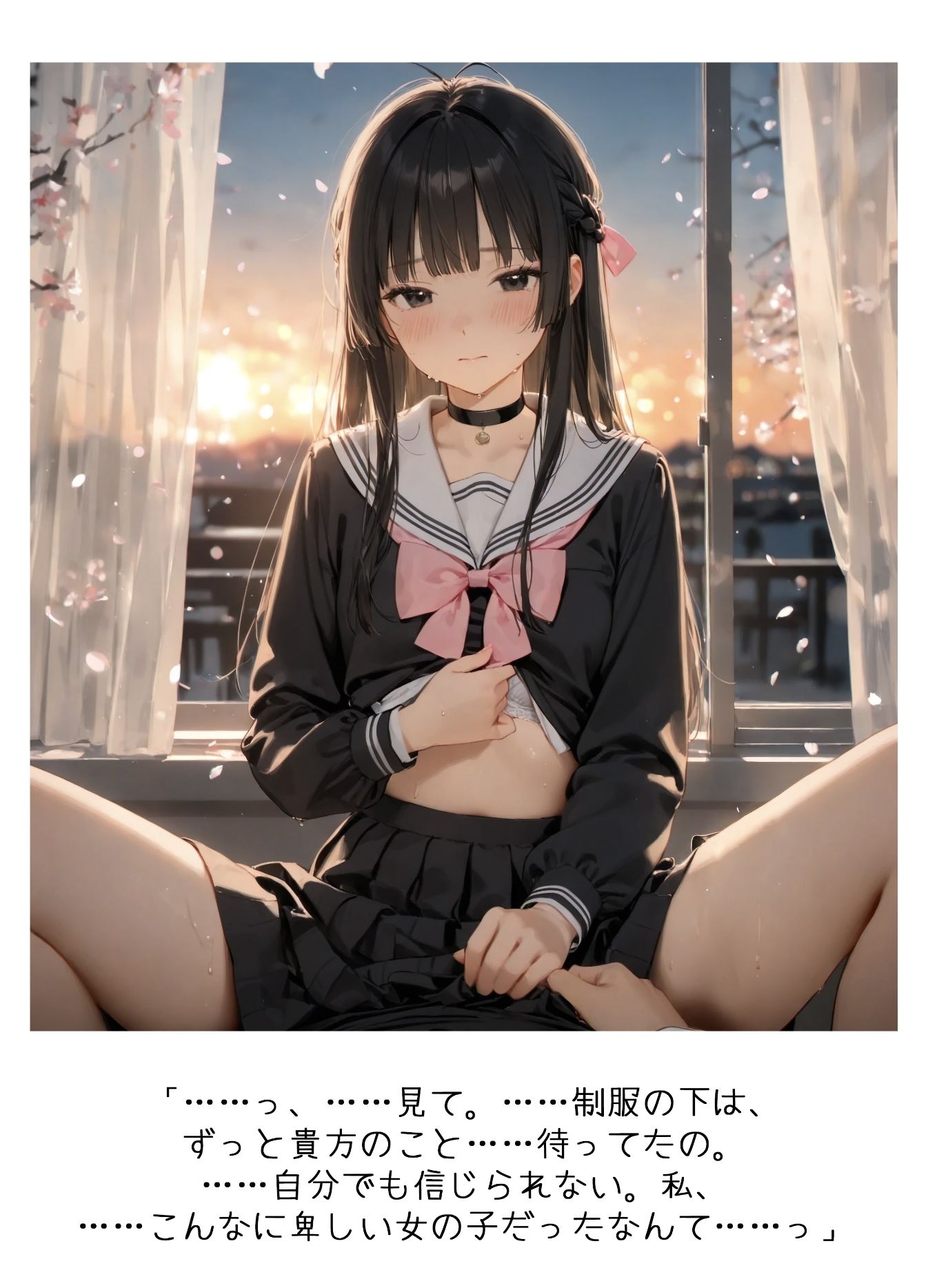 春、想いをほどく彼女たちFinal〜卒業後の音楽室、夕暮れに溶ける会長の純情〜 サンプル3ページ目