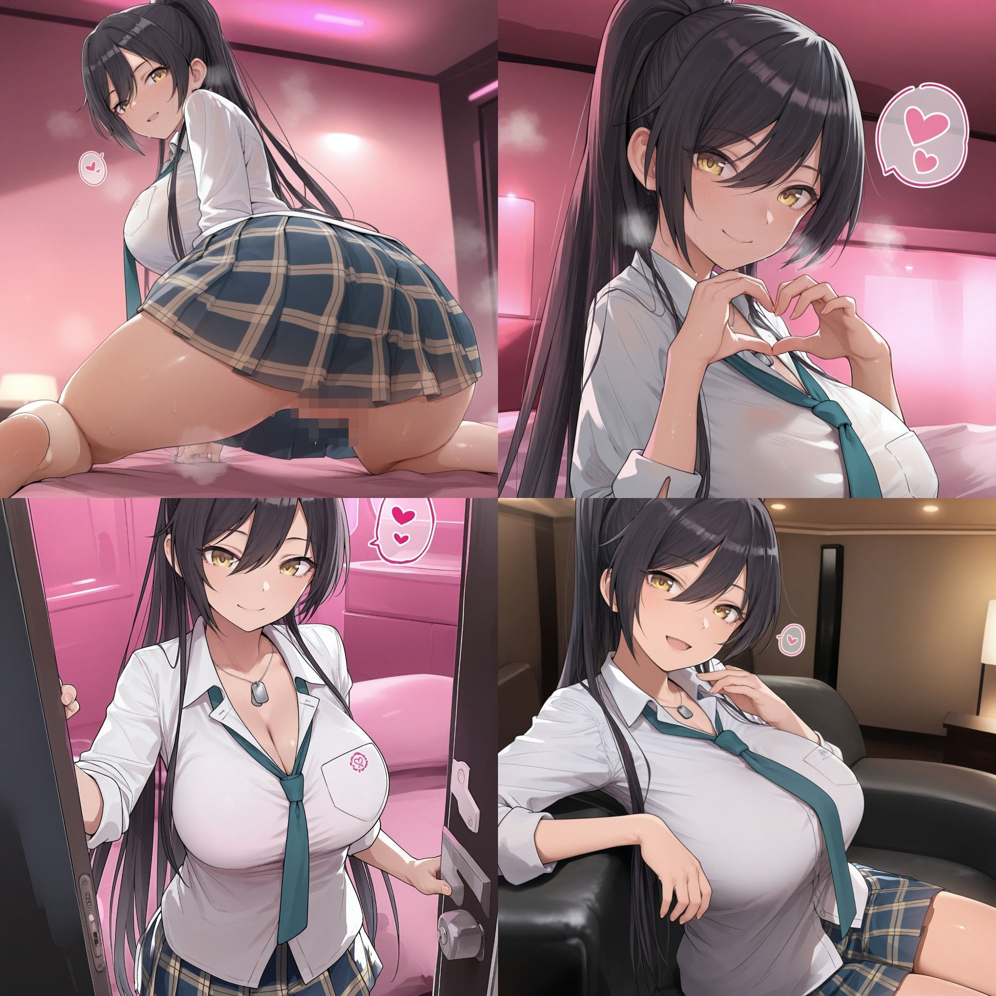 極上生中風俗〜時間無制限×いちゃラブ×濃密ご奉仕〜 -白◯咲耶- サンプル1ページ目