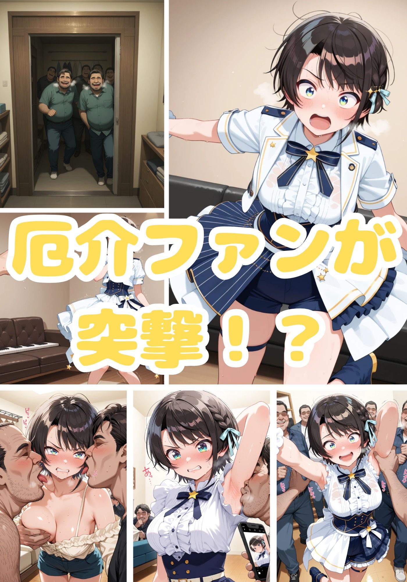 大空ス〇ルと厄介ファン サンプル2ページ目