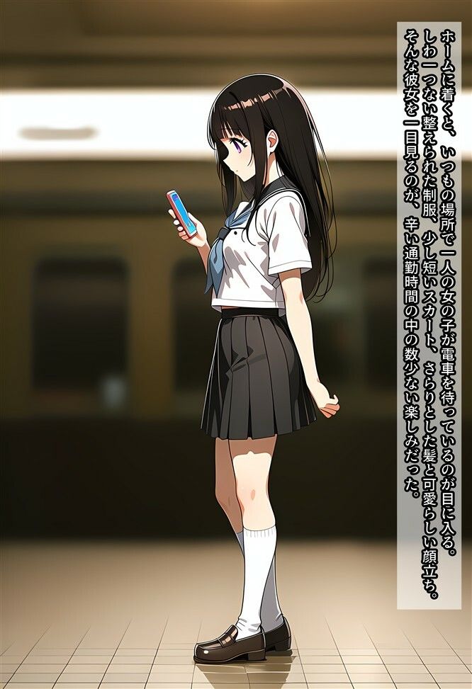 えるちゃんを盗撮したり痴○したりする話 サンプル1ページ目