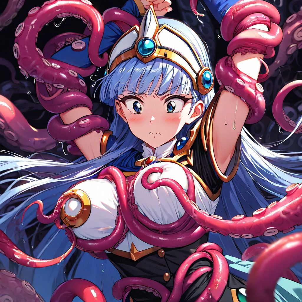 触手輪●  魔法騎士ウミ サンプル5ページ目
