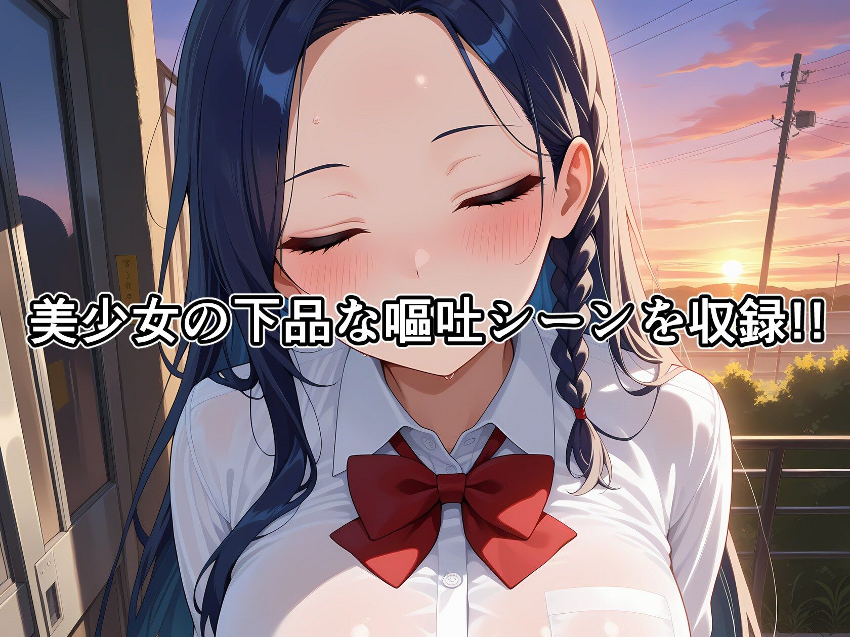動画で嘔吐フェチ！幼馴染の彼女が寝取られザーメンゲロを吐いていたなんて サンプル1ページ目