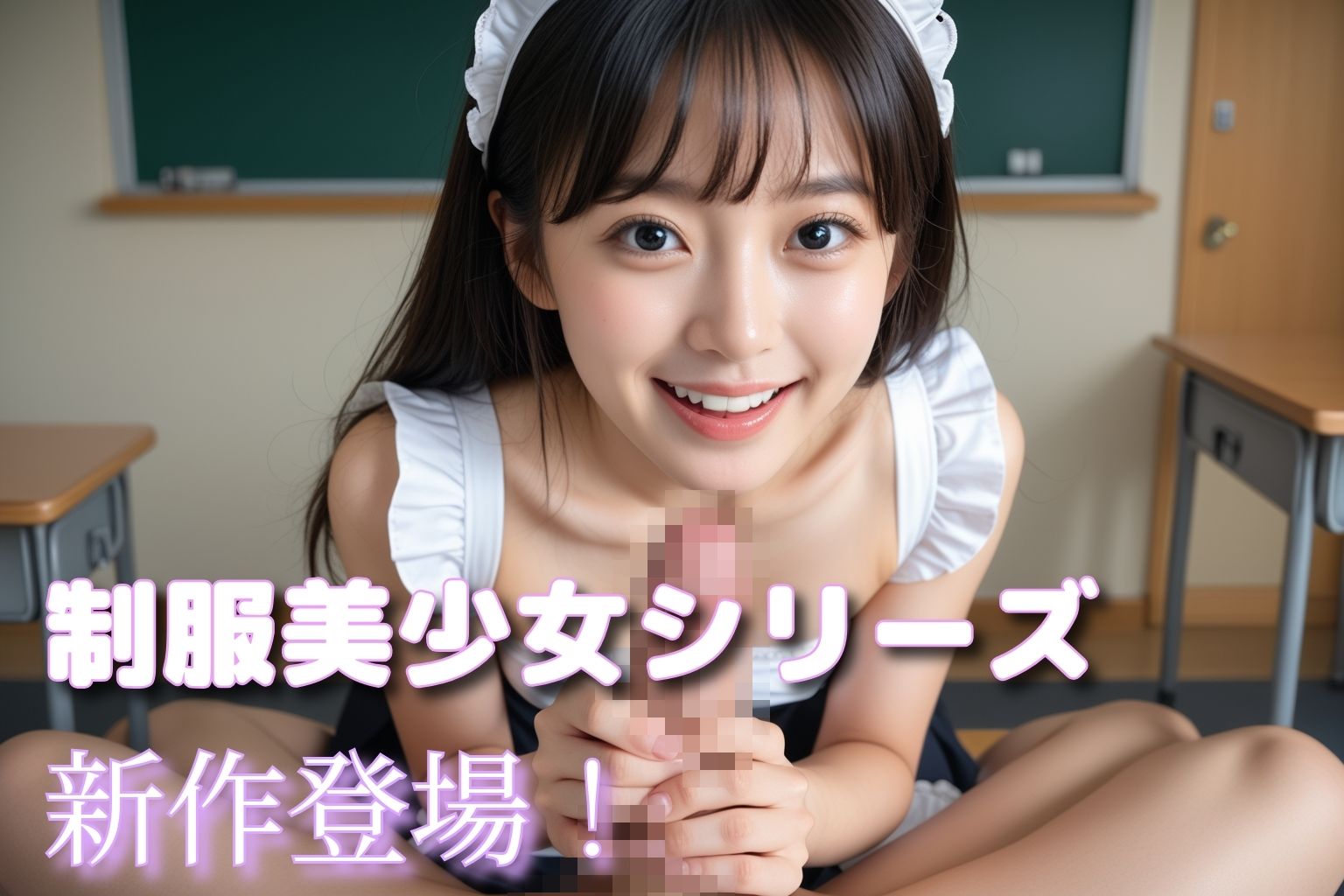 制服美少女子作り実習！？ メイドコス編 サンプル1ページ目