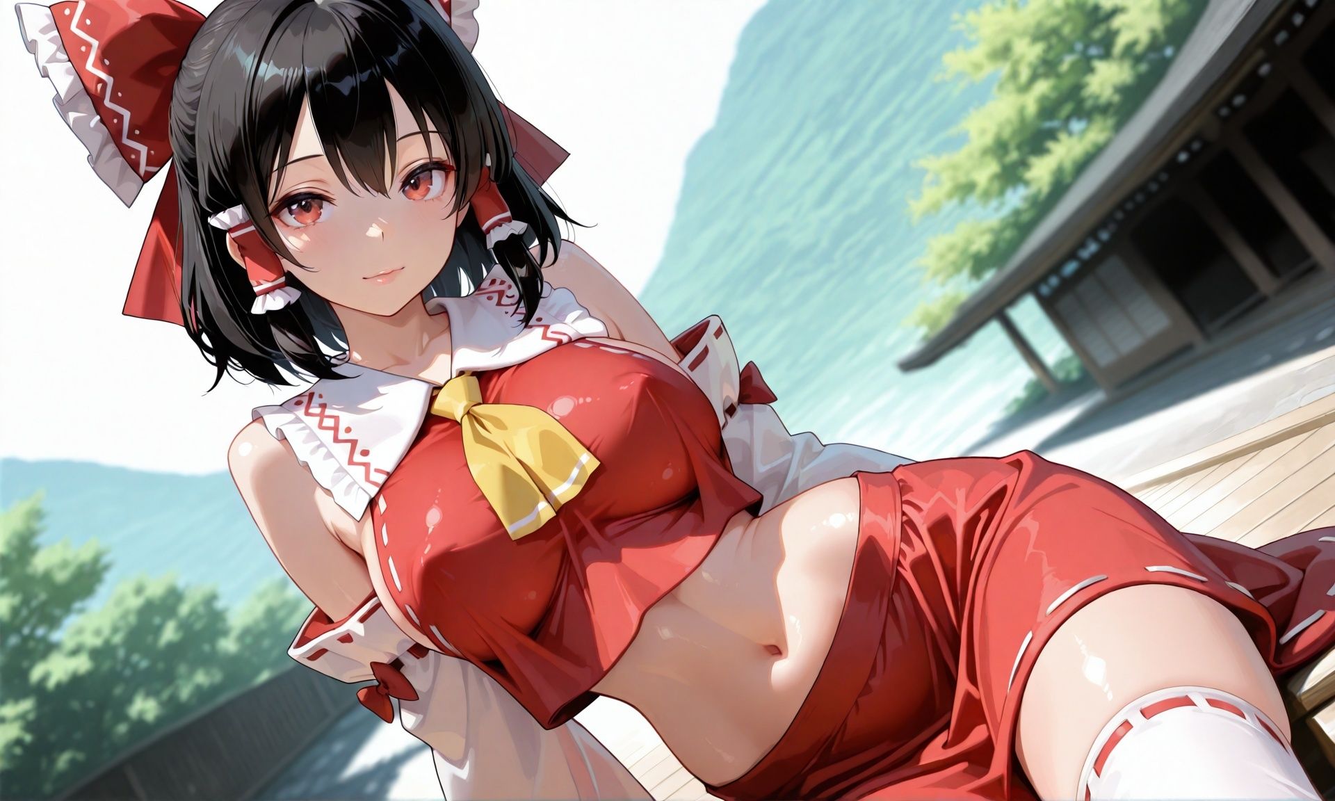 博麗の巫女、霊夢の本気子作りアヘヅラ白書 サンプル1ページ目