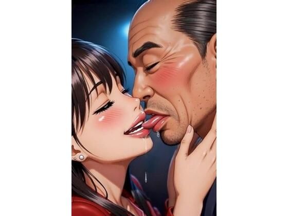 美女とおじさんのディープキス 1