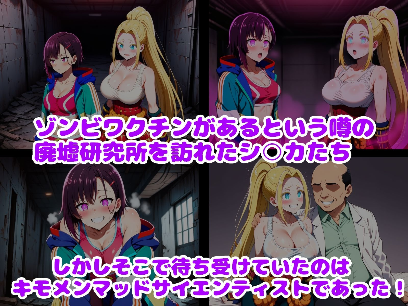 マッドサイエンティストの愛玩ペットになった女たち サンプル1ページ目