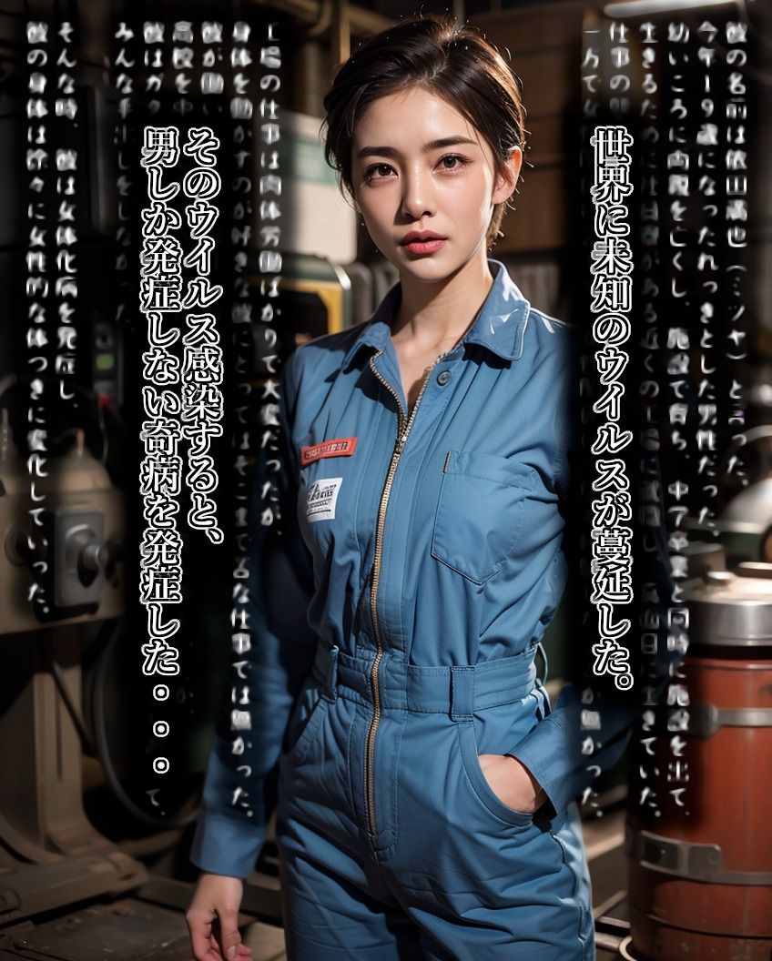 女体化症を発症した男の物語 サンプル1ページ目