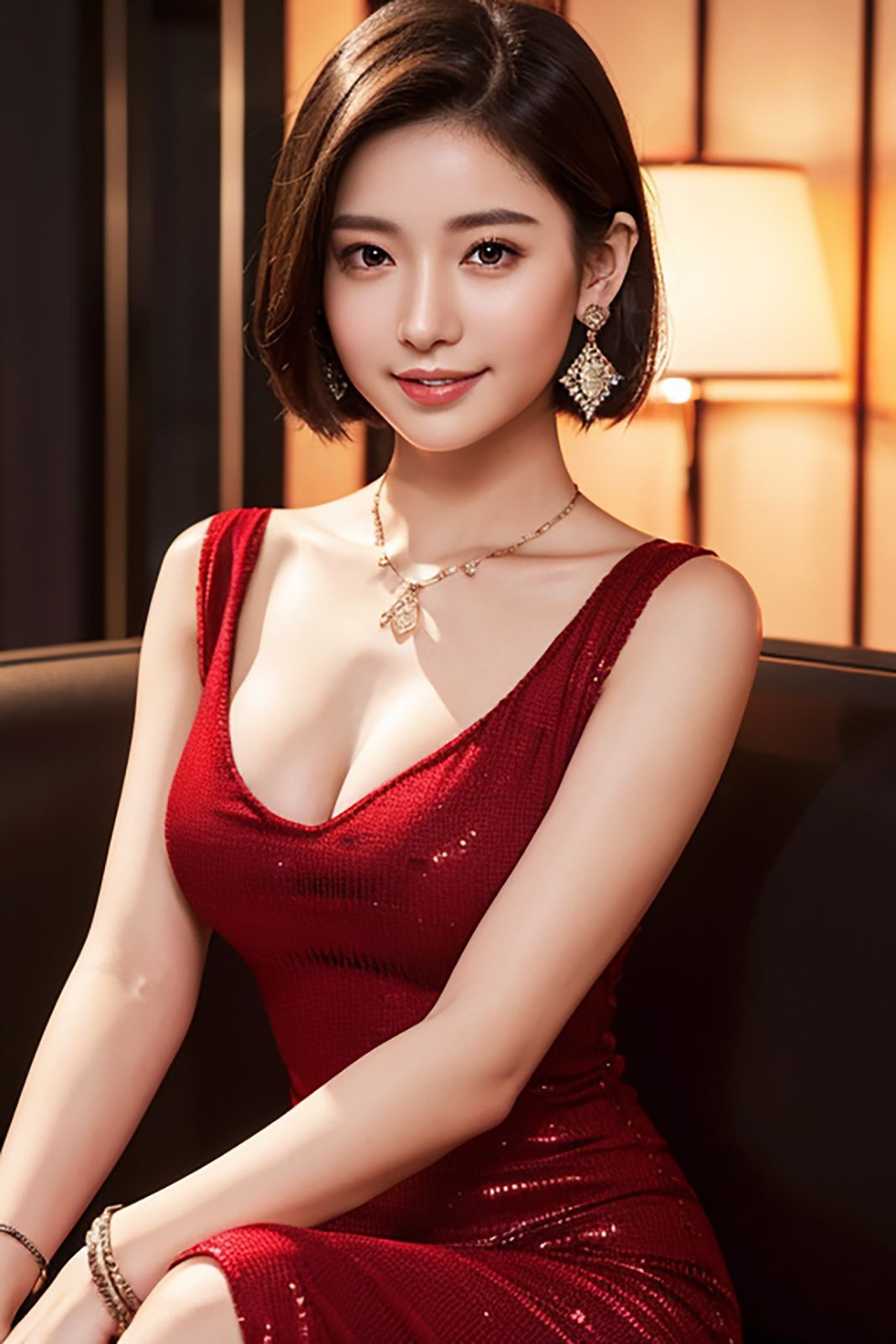 AI Night Lounge Beauty 4 サンプル10ページ目
